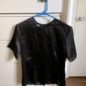 Silk button blouse Christine & Jill vintage